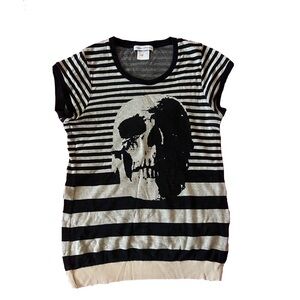 Hysteric Glamour Striped Skull Top Very